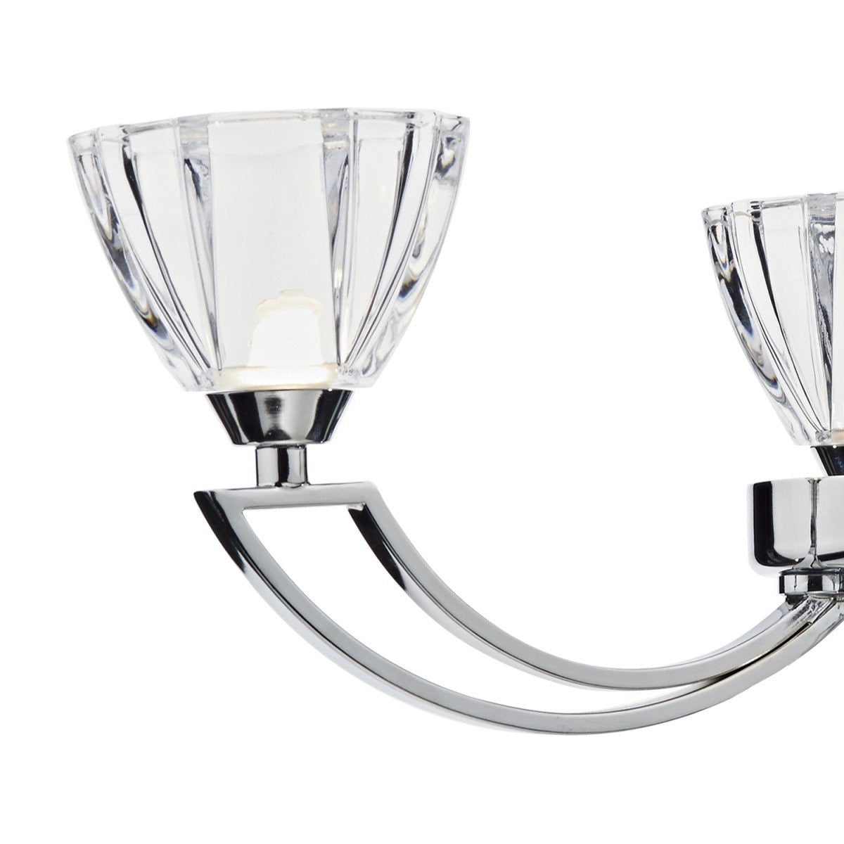 Vito Polished Chrome 3 Lights Semi-Flush - London Lighting - 4