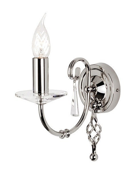 Aegean 1Lt Wall Light Polished Nickel - London Lighting - 1