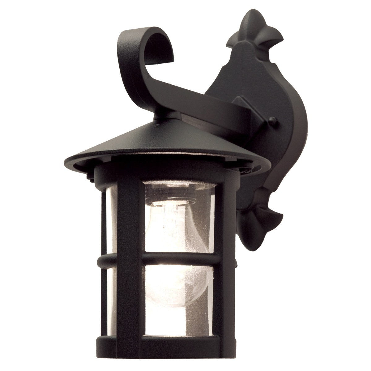 Hereford Wall Down Lantern Black - London Lighting - 1