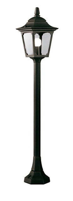 Chapel Mini Pillar Lantern Black - London Lighting - 1