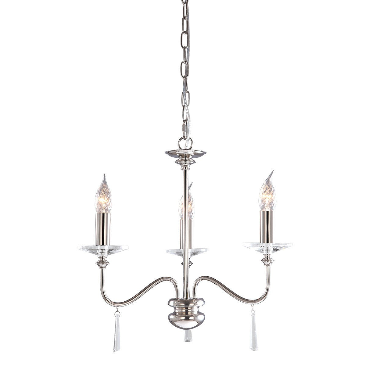 Finsbury Park 3 Arm Chandelier - London Lighting - 1