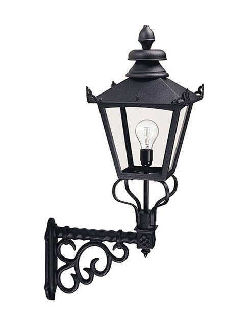 Grampian Wall Lantern Black - London Lighting - 1
