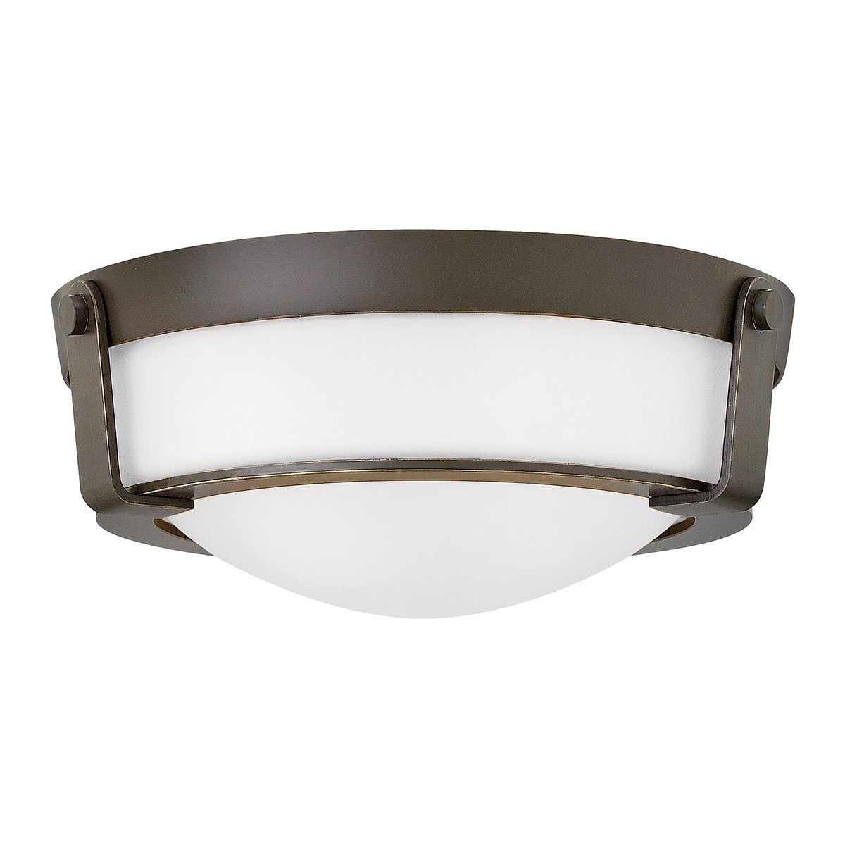 Flush Mount Two Light Olde Bronze