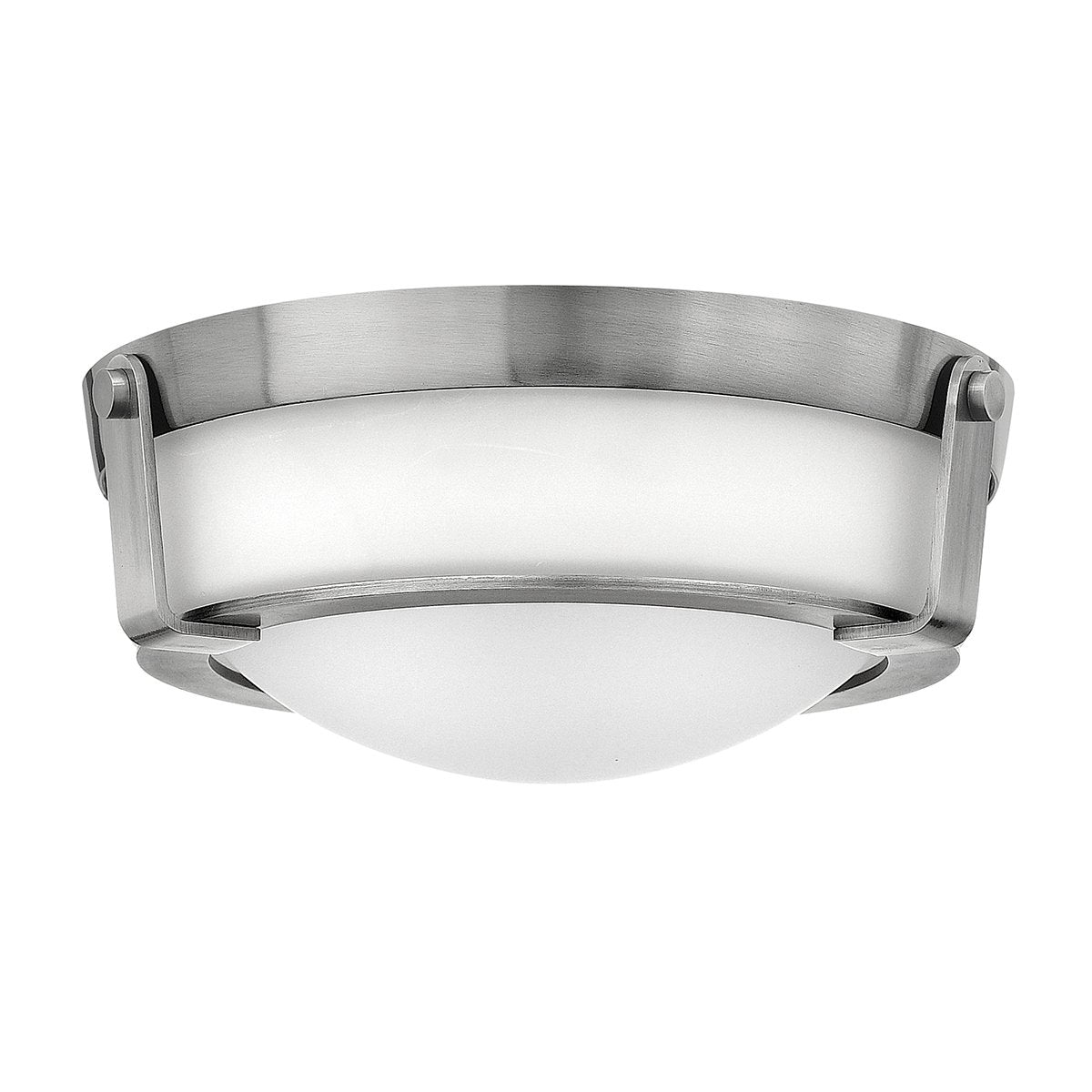 Flush Mount Two Light Antique Nickel
