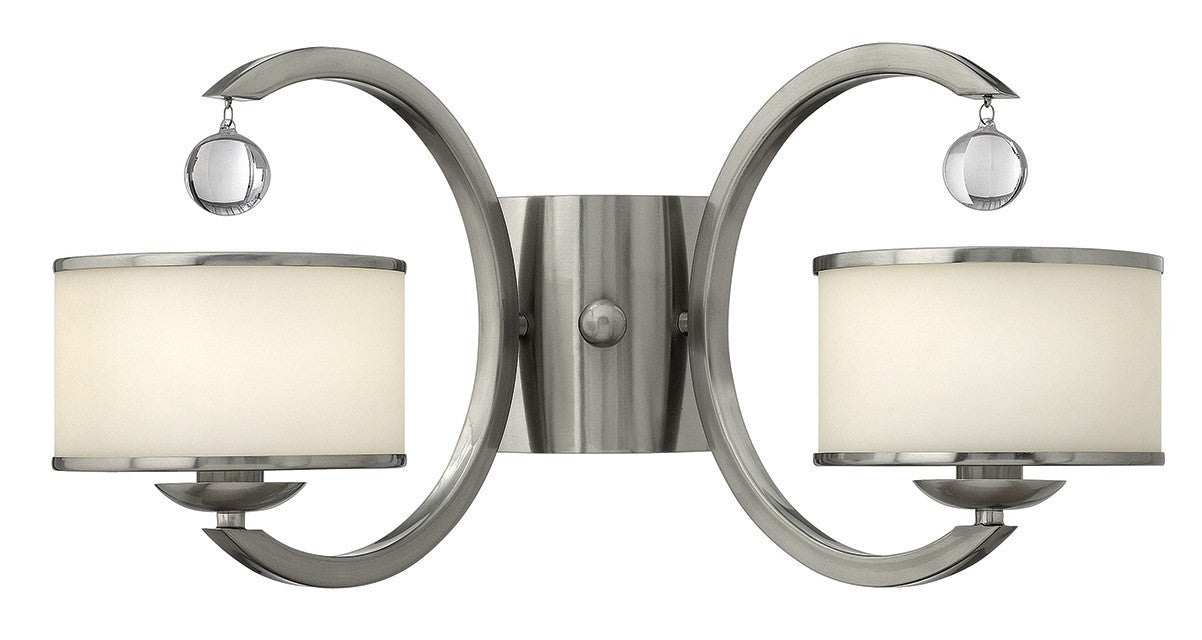 Bathroom wall lights brushed nickel deals