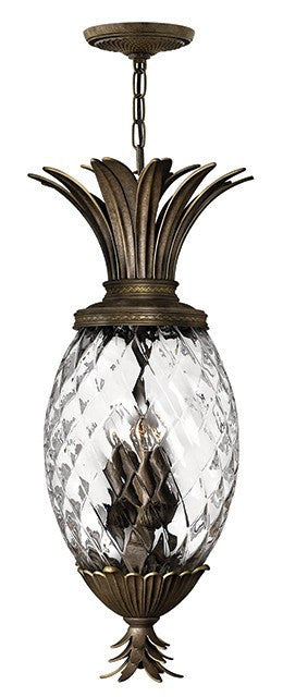 Plantation 4 Lamp Pendant Pearl Bronze - London Lighting - 1