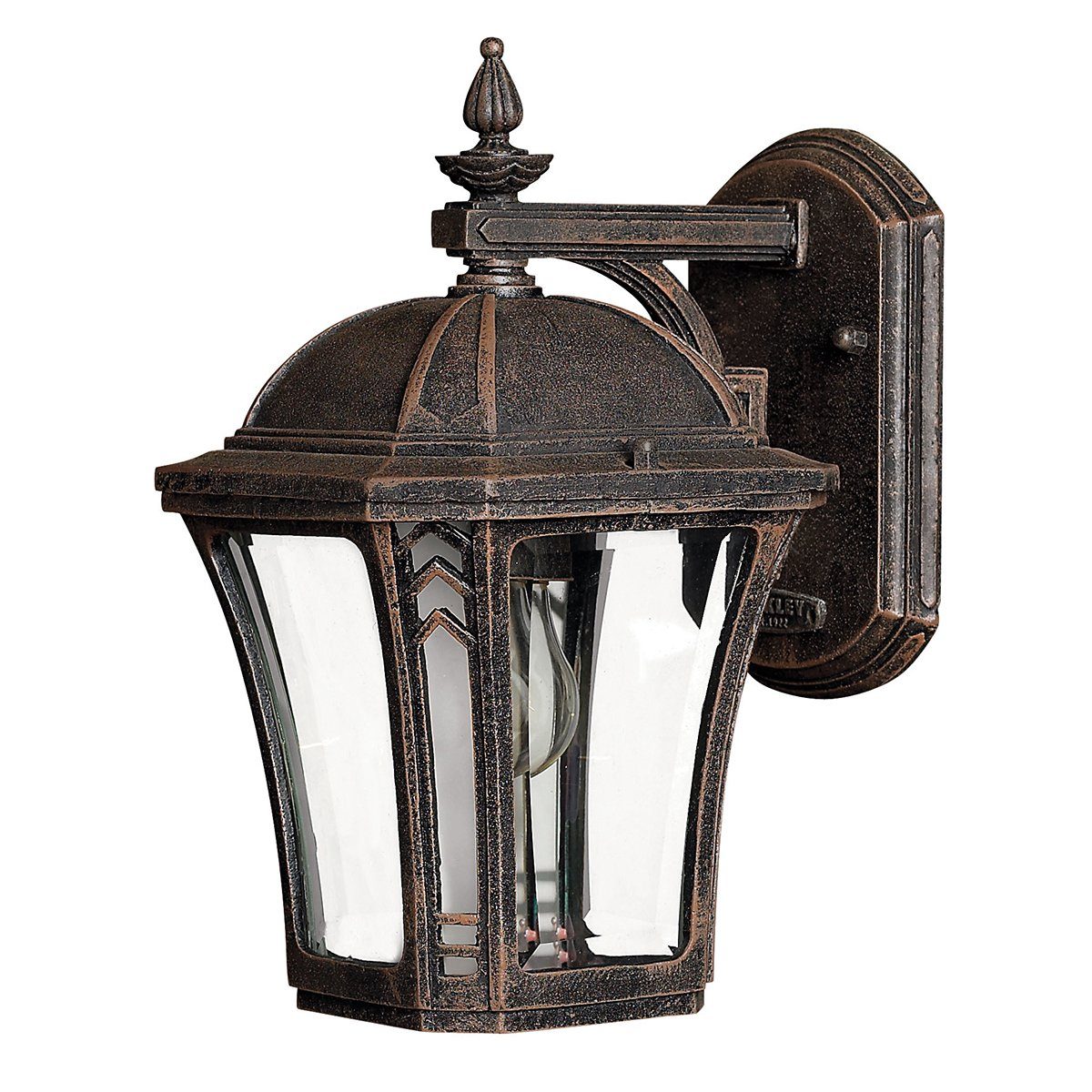 Wabash One Light Mocha Small Wall Lantern