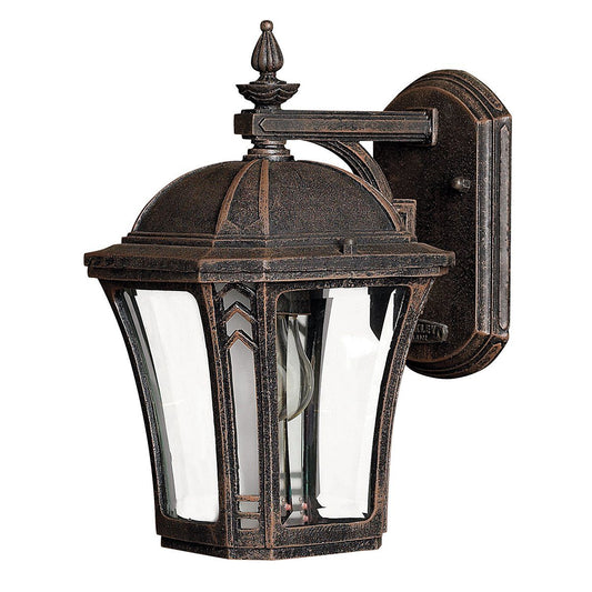Wabash One Light Mocha Small Wall Lantern