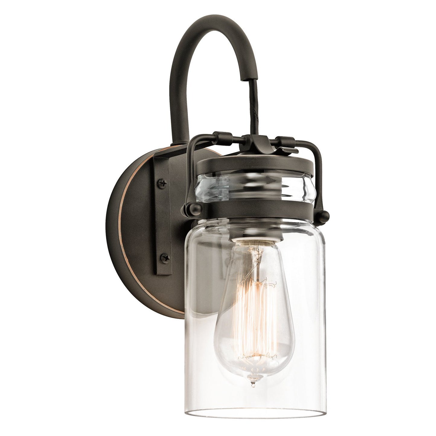 Brinley One Light Olde Bronze Wall Light