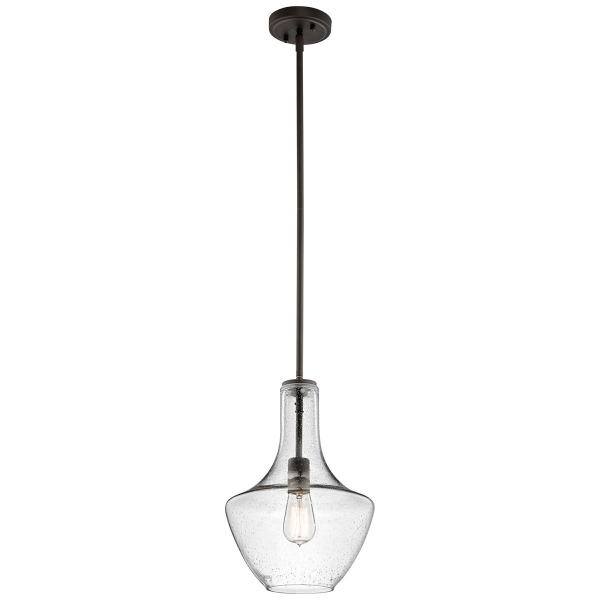 Everly One Light Olde Bronze Small Pendant Light