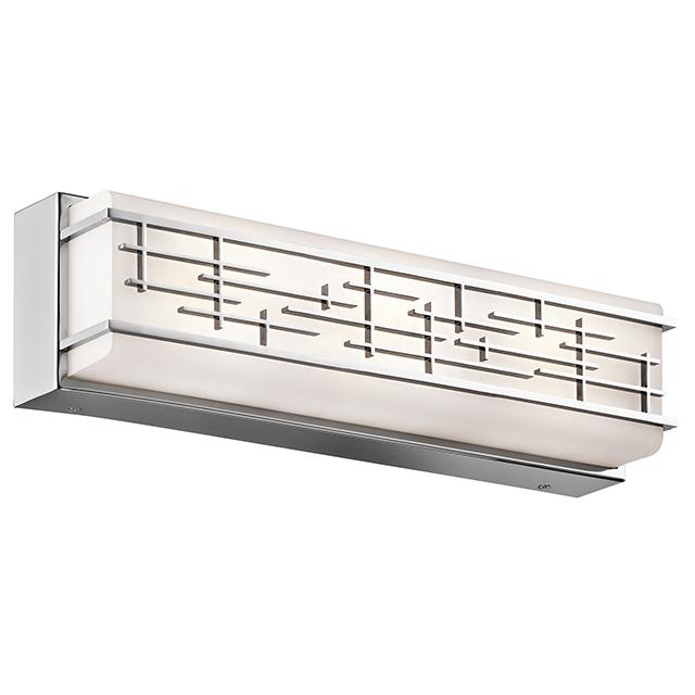 Zolon Polished Chrome Medium Linear Bath LED Fitting