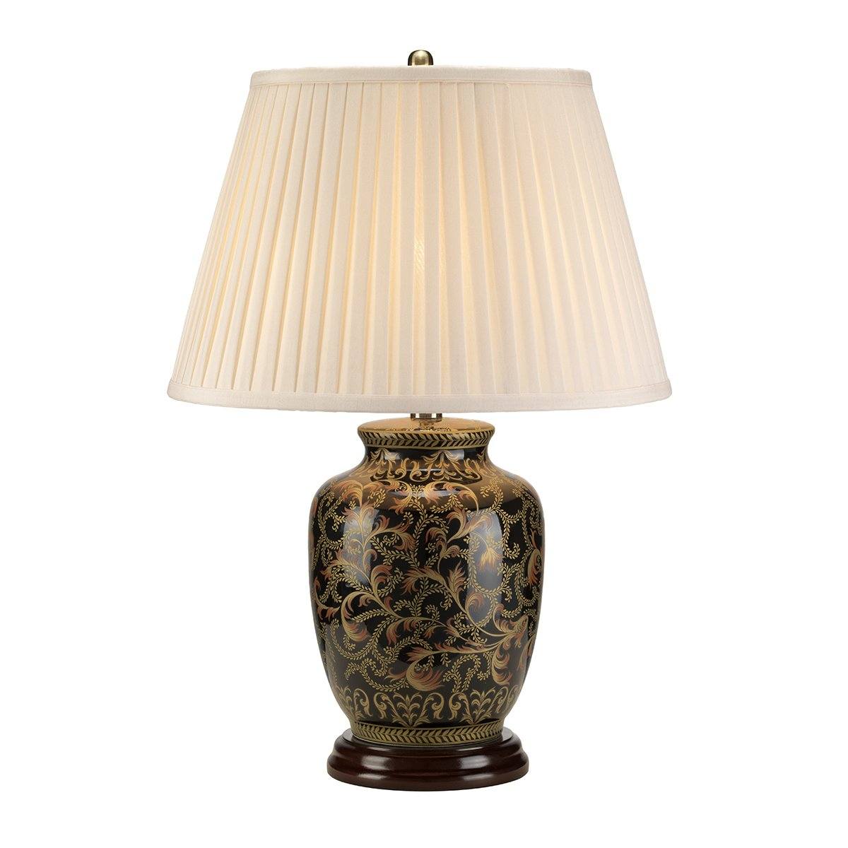 Black small online table lamp