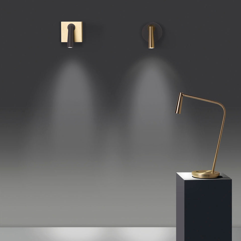 GAM Matt Gold Directional Table Light - ID 10738
