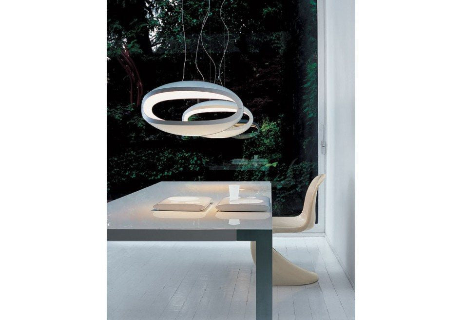 Foscarini O-Space White Suspension Pendant - London Lighting - 4