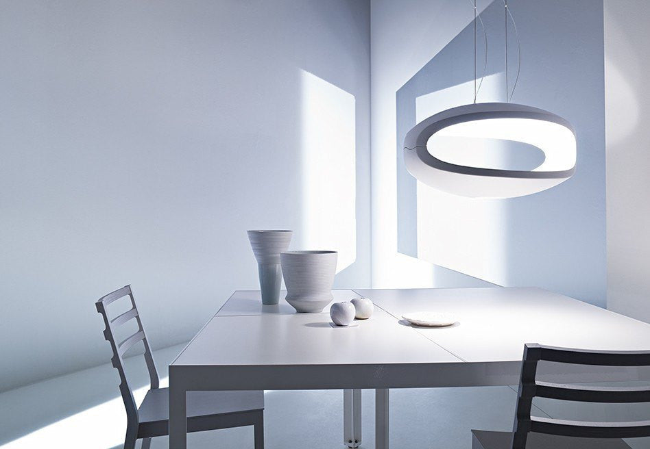 Foscarini O-Space White Suspension Pendant - London Lighting - 2