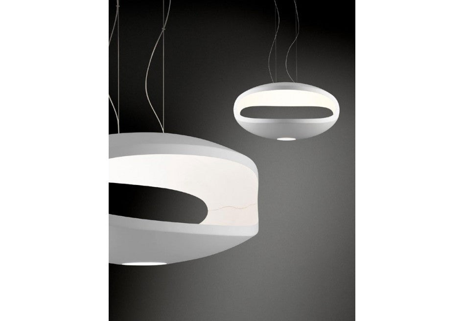 Foscarini O-Space White Suspension Pendant - London Lighting - 6