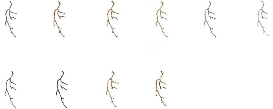 Serip Outono 1 Gold Finish Bespoke Wall sconce - London Lighting - 4