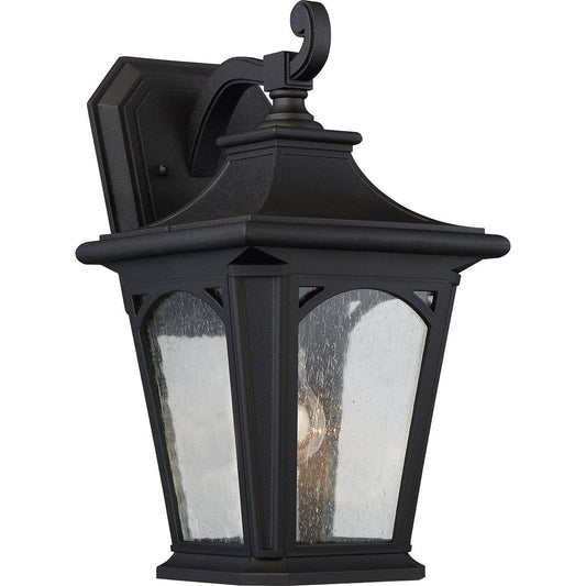 Bedford One Light Medium Mystic Black Wall Lantern Light