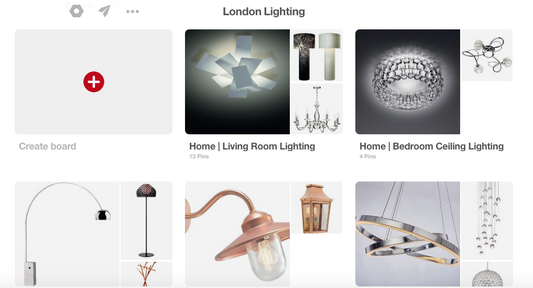 Get pinning - London Lighting is on Pinterest!