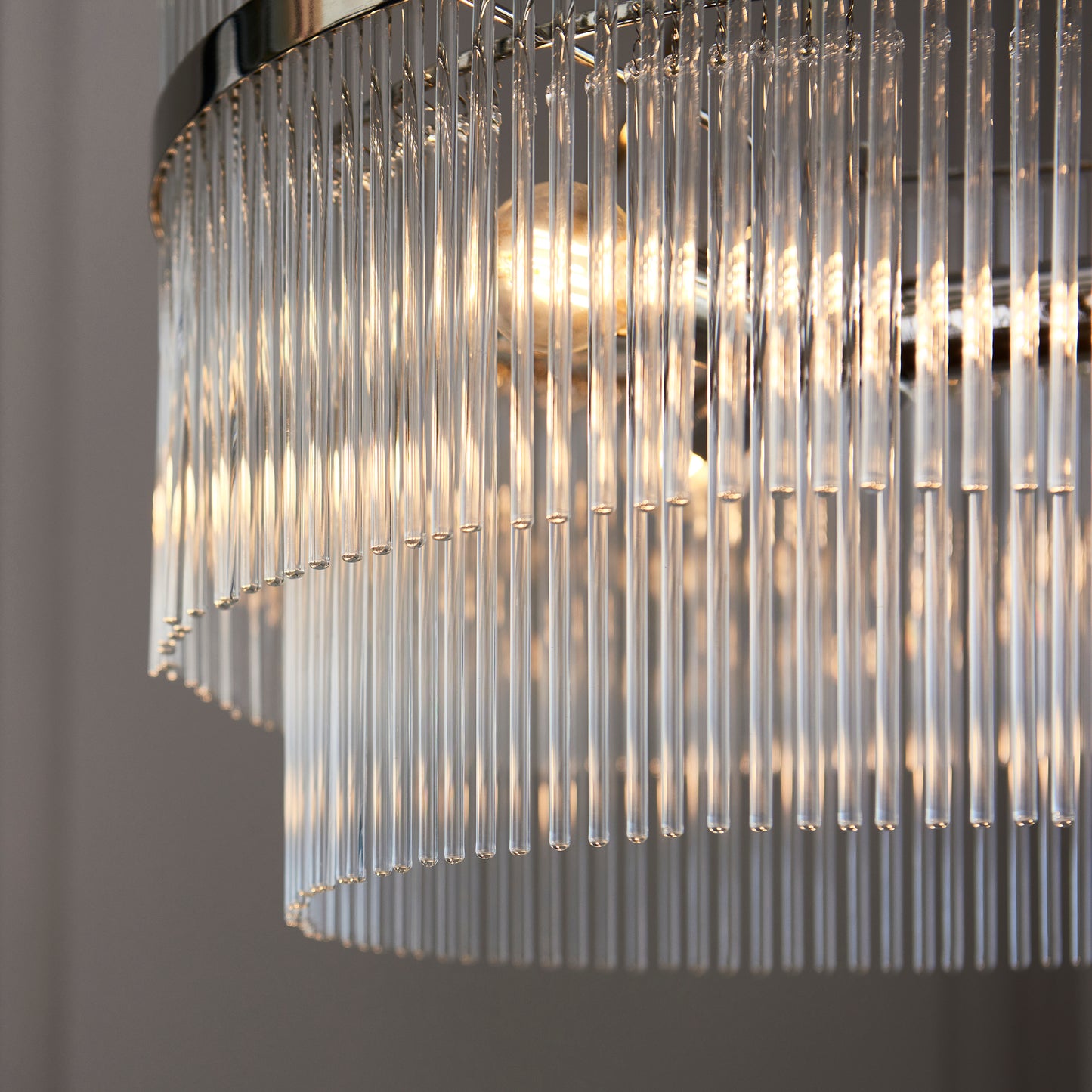 MBL Marie Glass Rod 2 Tier Chandelier - ID 14210