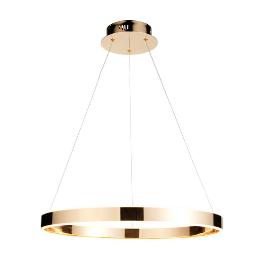 MBL Eden French Gold Up+Downlight LED Ring Pendant ID 13675