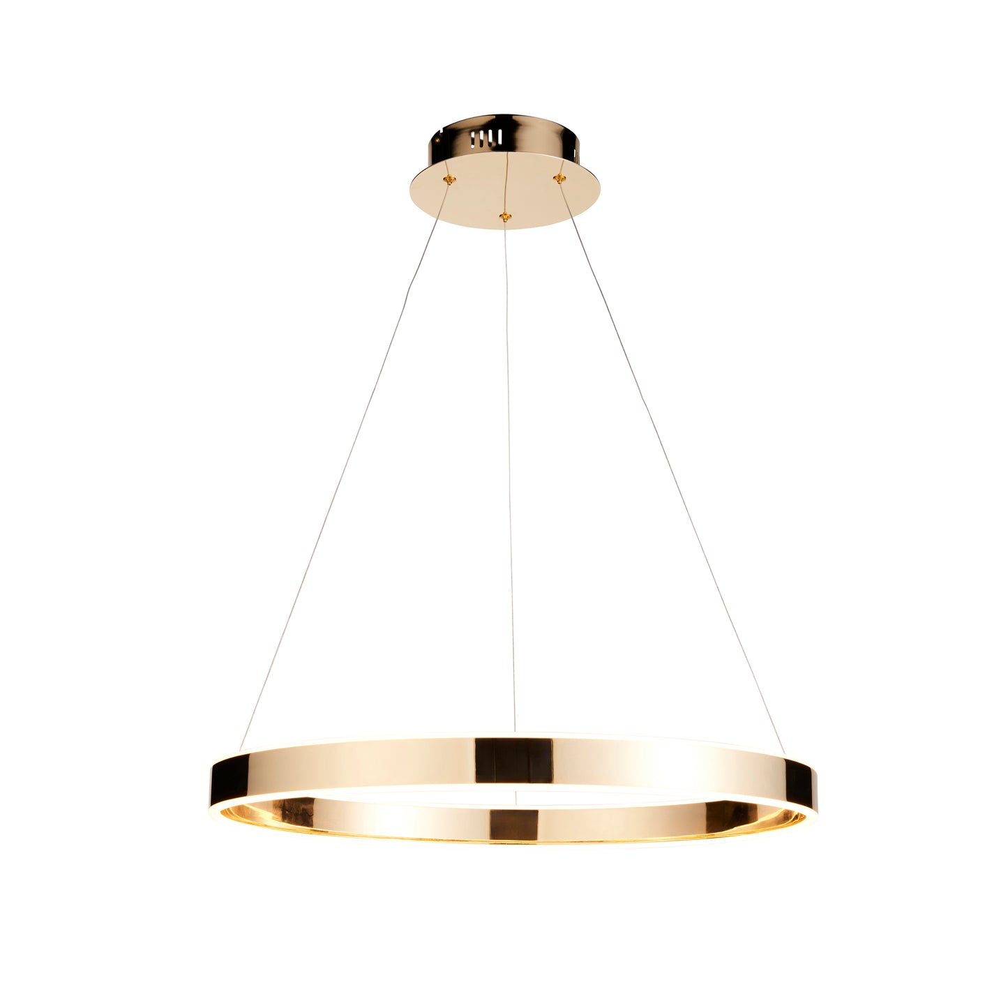 MBL Eden French Gold Up+Downlight LED Ring Pendant ID 13675