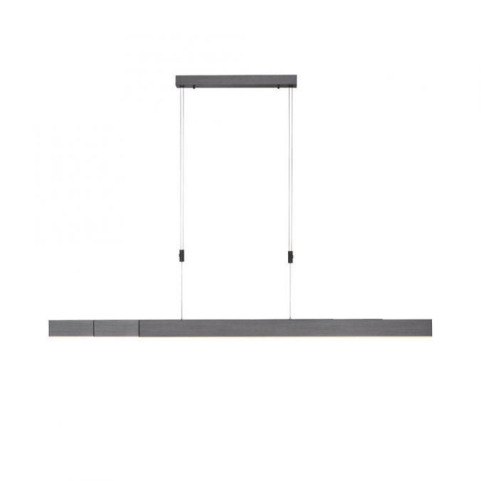 MOT Grey Anodised Remote Controlled Length Adjustable LED Ceiling Light - ID 13283