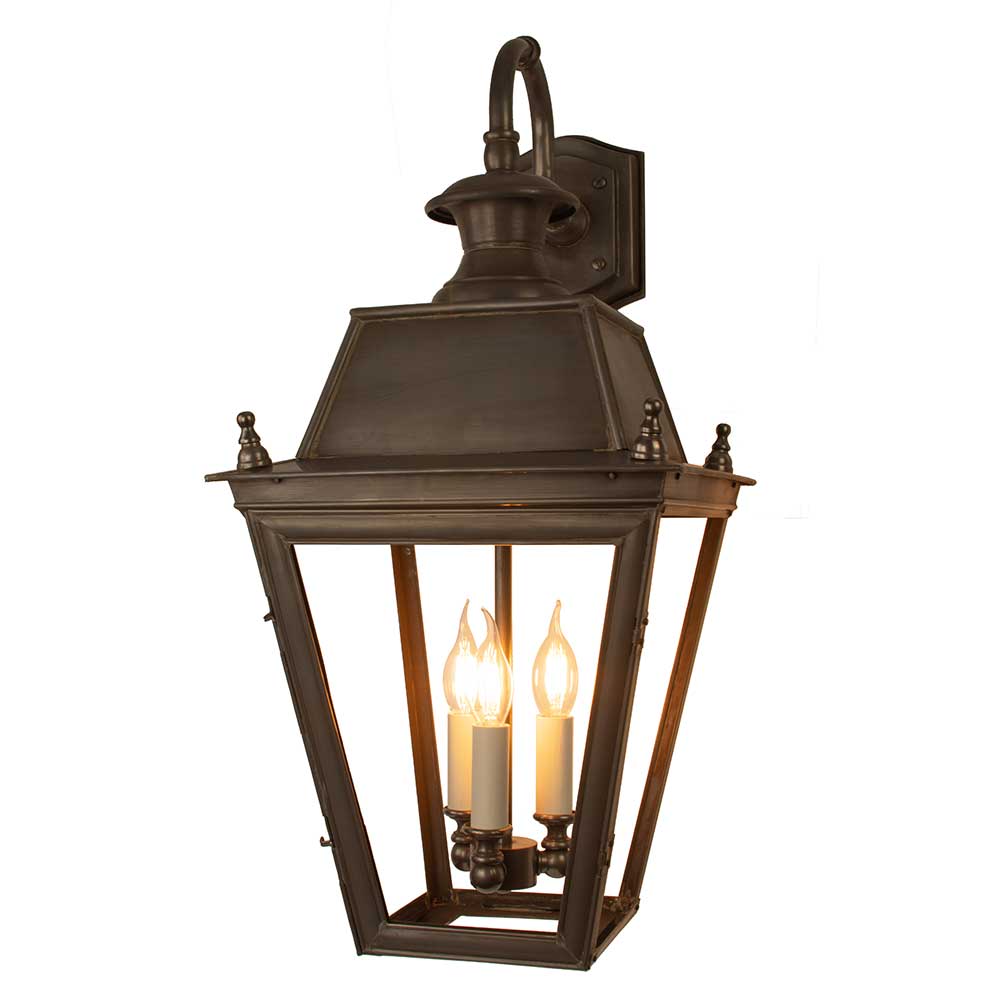 White City Large 3 Light Wall Lantern - Colour Options