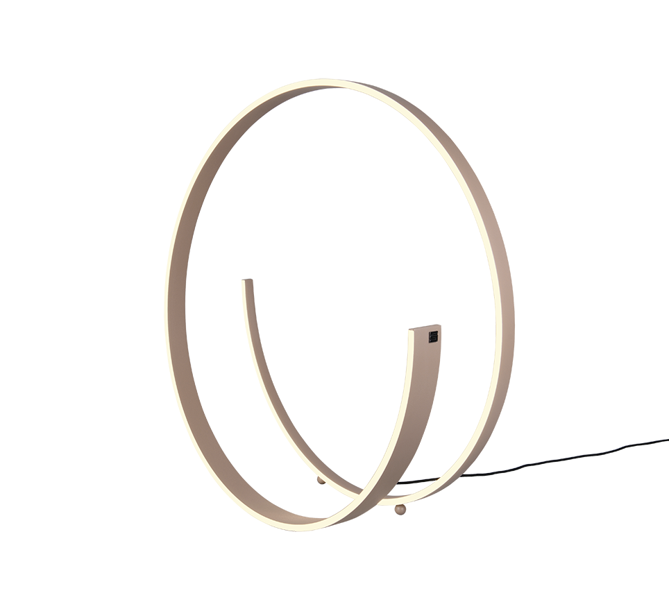 INA Taupe Tapered Ribbon Dim to Warm LED Floor Lamp - ID 14994