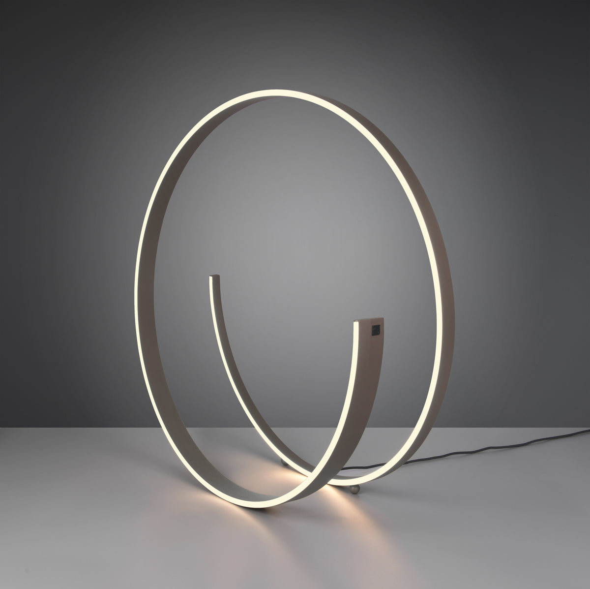INA Dark Chocolate Tapered Ribbon Dim to Warm LED Floor Lamp - ID 14995