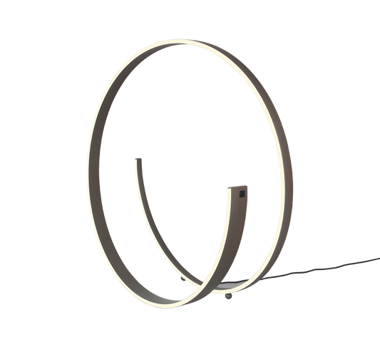 INA Dark Chocolate Tapered Ribbon Dim to Warm LED Floor Lamp - ID 14995