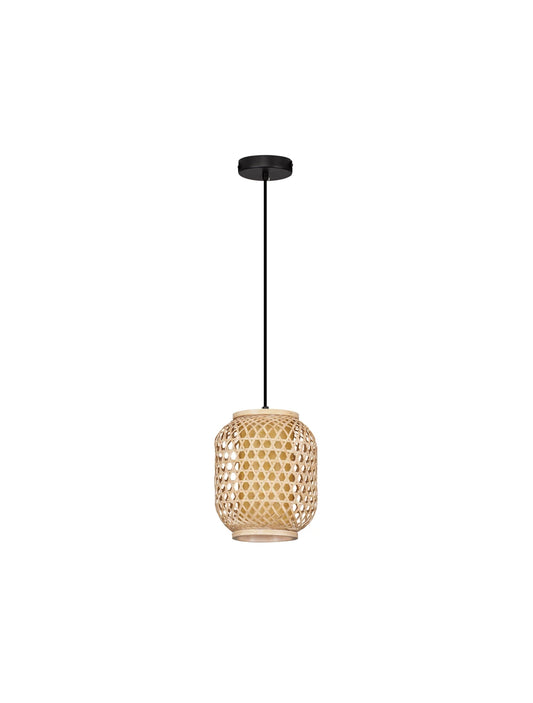 SAM Natural Rattan Small Single Pendant - ID 15022