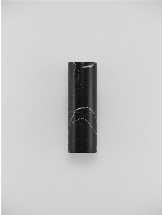 OLV Black Marble Up / Down Wall Light - ID 14514