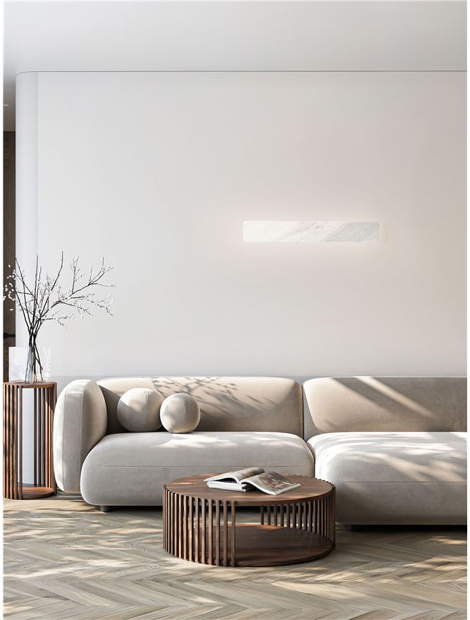 ALY White Marble LED Wall Light - ID 14509