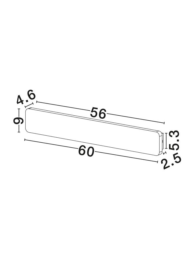 ALY Natural Travertine LED Wall Light - ID 14511