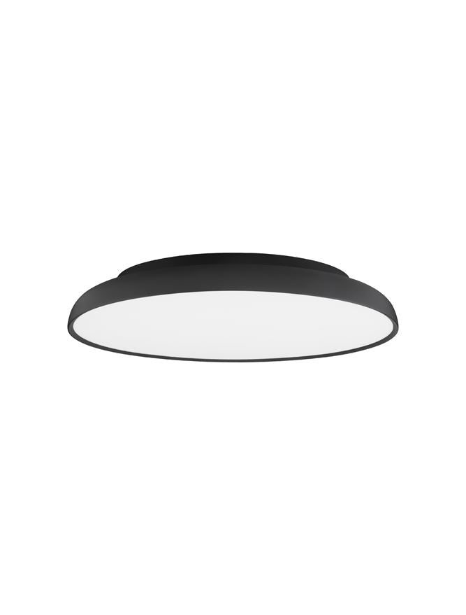 LIN Sandy Black 60cm LED Flush Ceiling Light - ID 14558