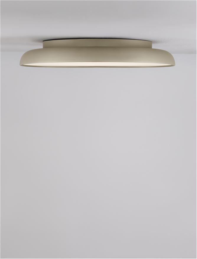 LIN Champagne Gold 60cm LED Flush Ceiling Light - ID 14557
