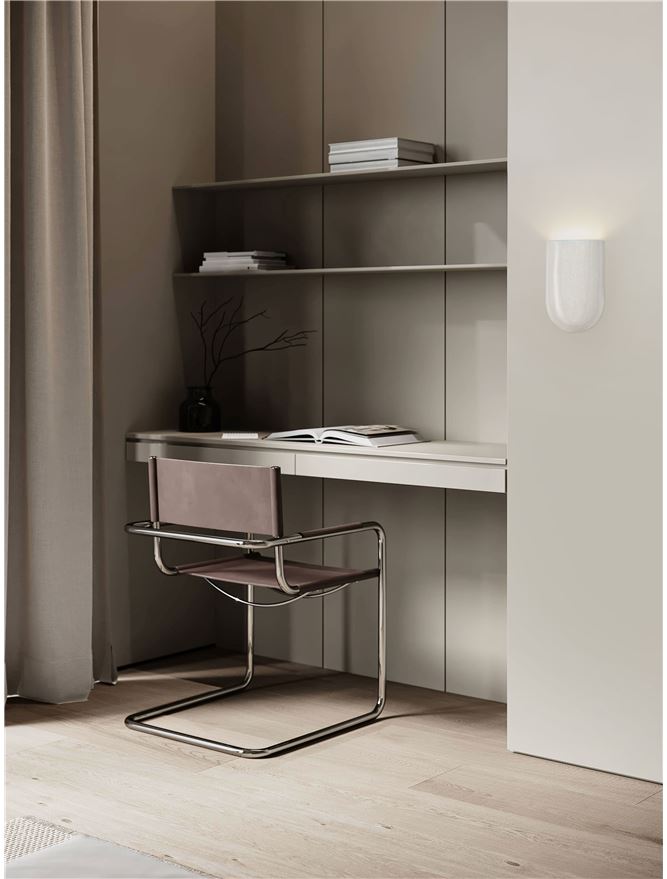 PAZ White Ceramic Small Wall Light - ID 14472