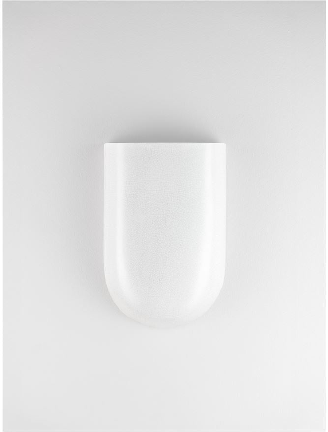 PAZ White Ceramic Small Wall Light - ID 14472