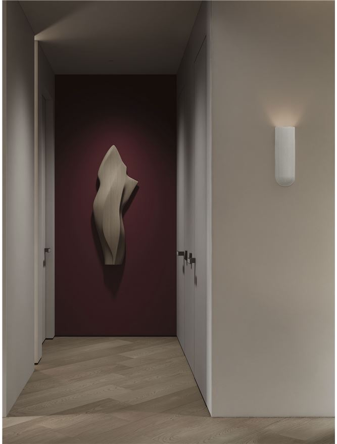 PAZ White Ceramic Large Wall Light - ID 14473