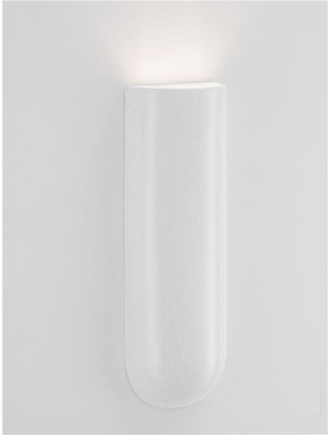 PAZ White Ceramic Large Wall Light - ID 14473