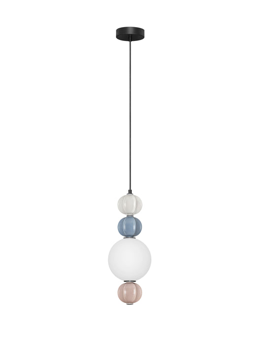AZZ Ceramic and Glass Abstract Sphere Single Pendant - ID 14744