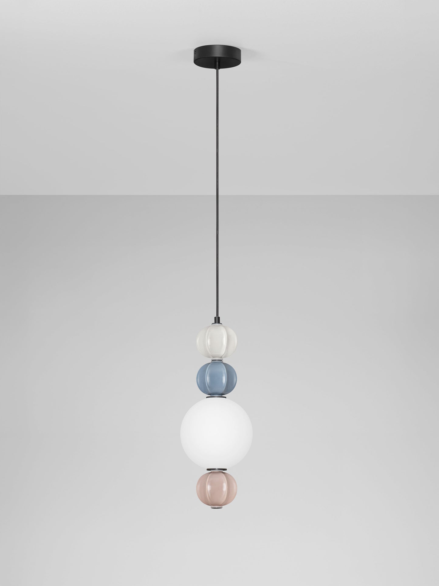 AZZ Ceramic and Glass Abstract Sphere Single Pendant - ID 14744