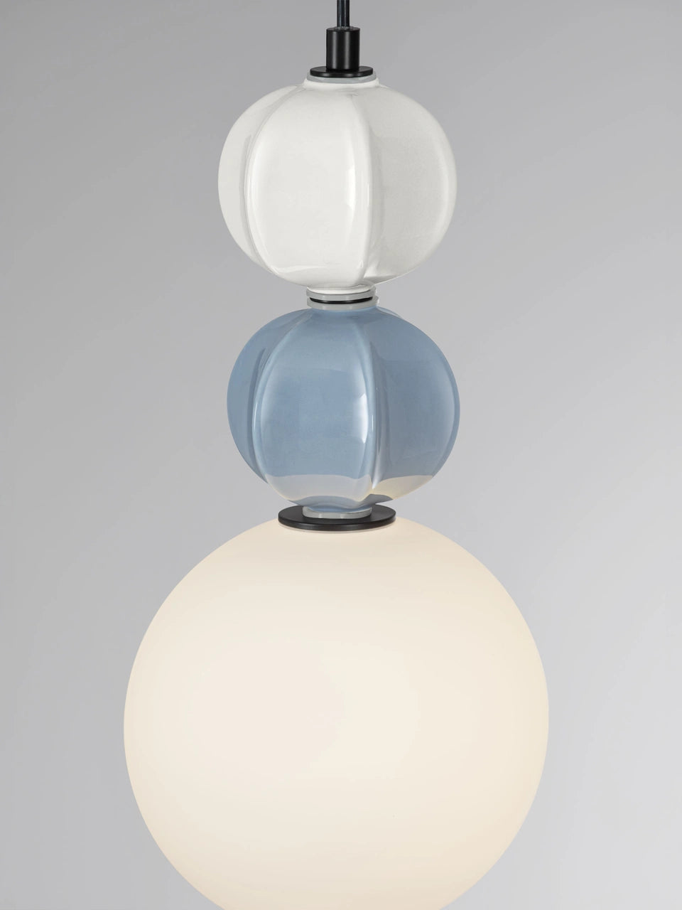 AZZ Ceramic and Glass Abstract Sphere Single Pendant - ID 14744
