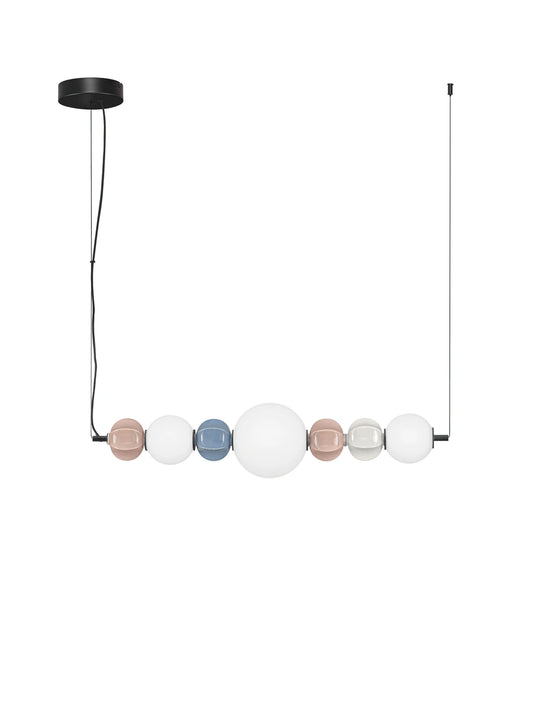 AZZ Ceramic and Glass Abstract Sphere Linear Pendant - ID 14746