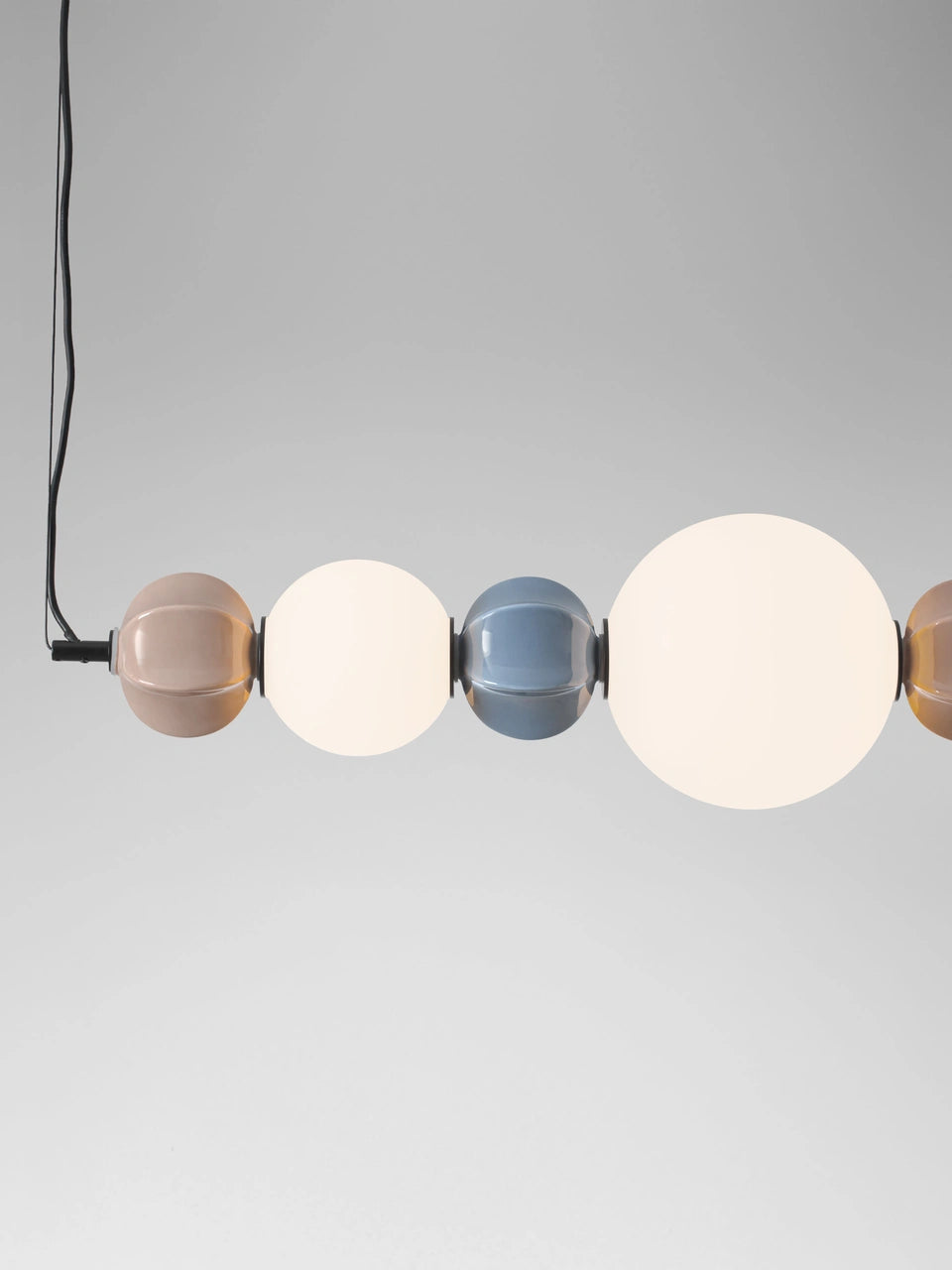 AZZ Ceramic and Glass Abstract Sphere Linear Pendant - ID 14746