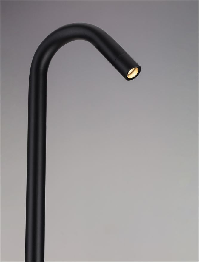 GLE Outdoor Contemporary Curved Pipe Light 60cm - ID 13131
