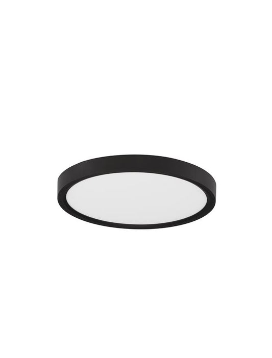DIX Black 22cm Ultra-Slim LED Ceiling Light with Selectable CCT - ID 14580