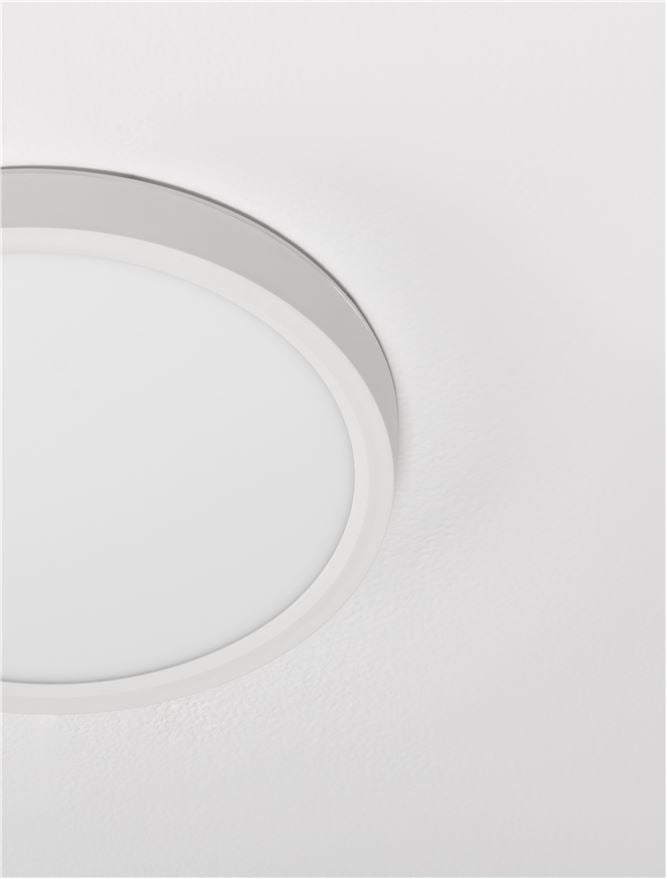 DIX White 30cm Ultra-Slim LED Ceiling Light with Selectable CCT - ID 14578