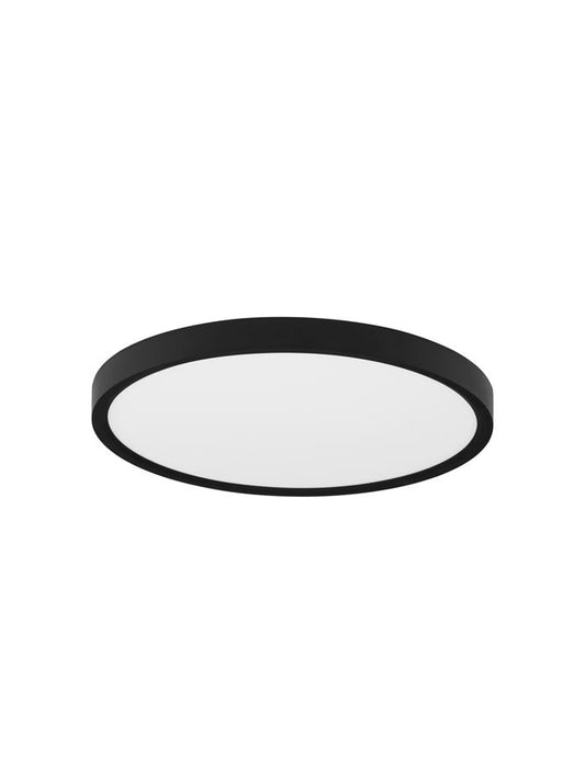 DIX Black 30cm Ultra-Slim LED Ceiling Light with Selectable CCT - ID 14581
